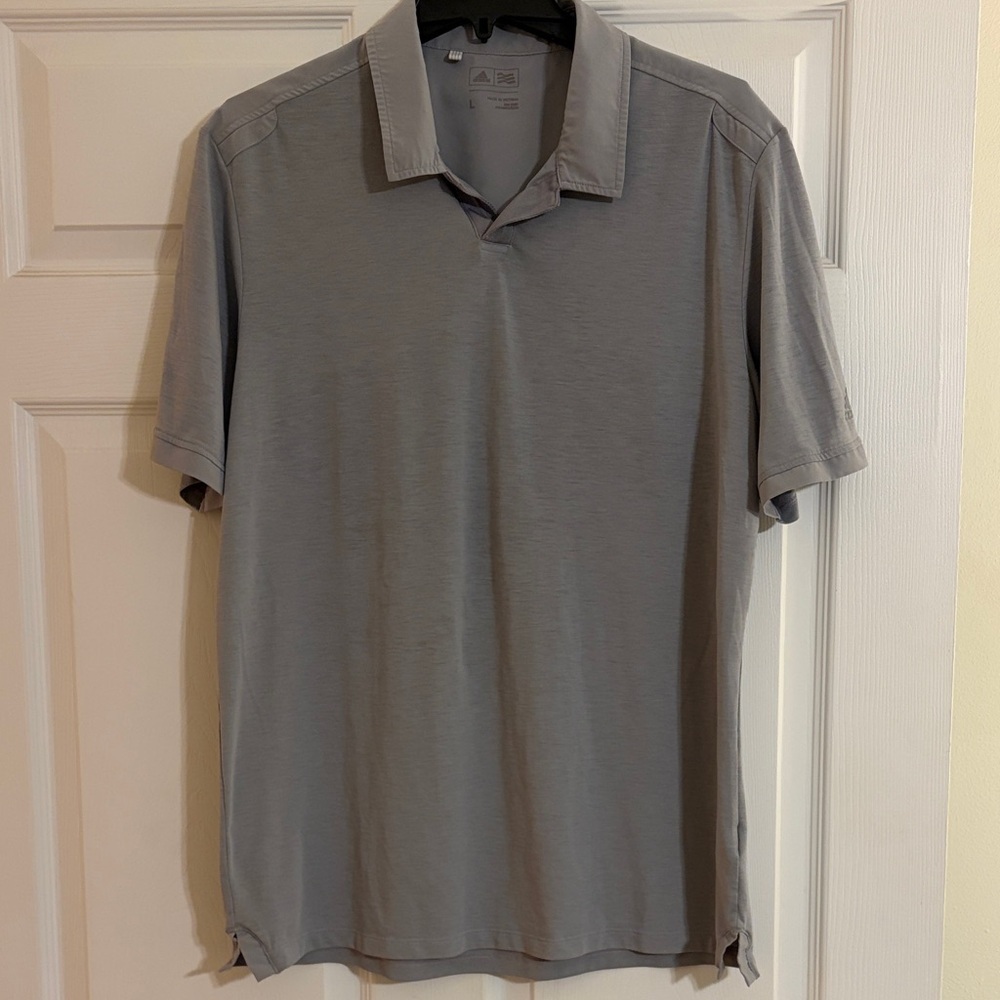 adidas Light Gray Polo Shirt